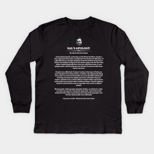 Sal's Apology Kids Long Sleeve T-Shirt